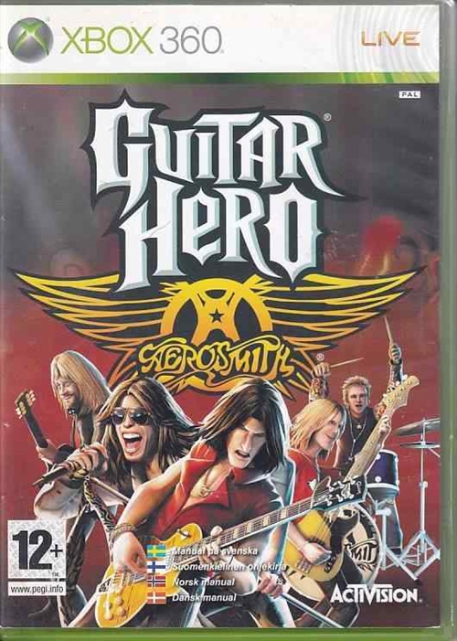 Guitar Hero Aerosmith - XBOX Live - XBOX 360 (B Grade) (Genbrug)